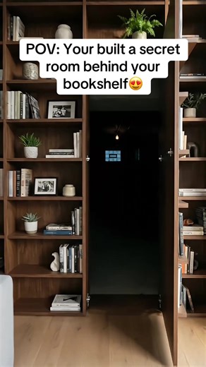 Creating a Secret Man Cave Behind a Bookshelf