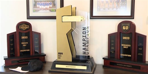 Augusta University golf teams celebrate conference wins