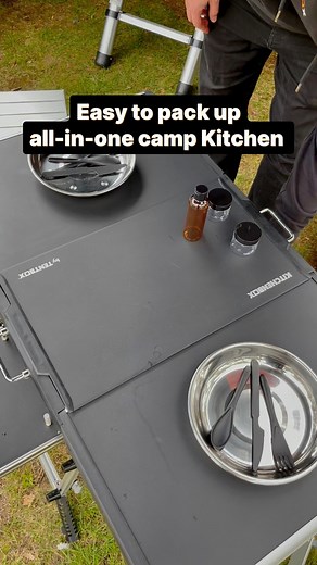 8.6K views · 79 reactions | Wait until the end to see how small the KitchenBox packs up! 六‍What would you cook on your KitchenBox? Comment below ⤵️Discover more about what's included in our KitchenBox in the tagged products or visit tentbox.com#TentBox #KitchenBox #CampKitchen | TentBox | Facebook