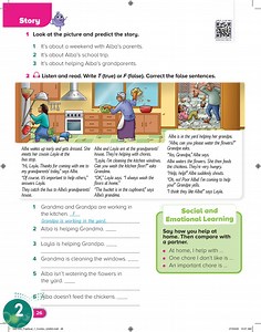 Look at the picture and predict the story  Top Goal  - Story - TopGoal 1 - رابع ابتدائي - المنهج السعودي