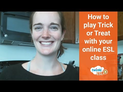 How to Play the Halloween Game Trick or Treat with your ESL Class