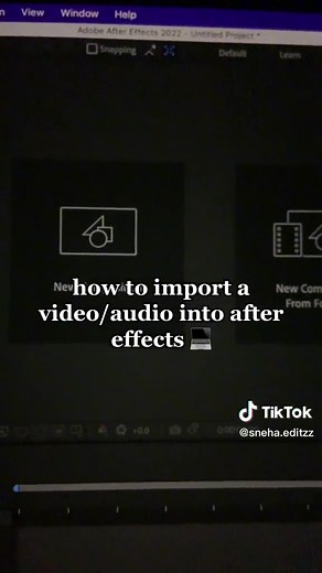 Learn After Effects: Importing Videos Tutorial