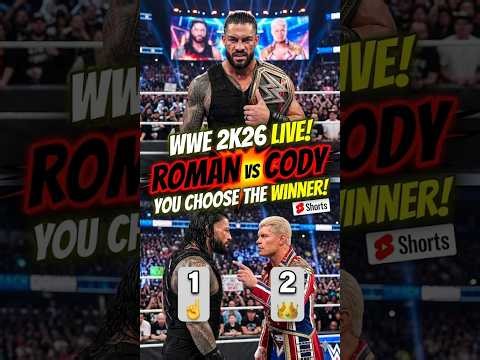 WWE 2K25 LIVE: 👑 YOU CHOOSE THE WINNER! #Shorts #wwe2k25