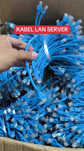 Kabel LAN Server Cat6E Gigabit untuk Kebutuhan Internet