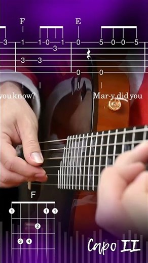 "Mary Did You Know" - Chorus | Fingerstyle Guitar Tutorial #guitartabstutorial #fingerstyle #guitar
