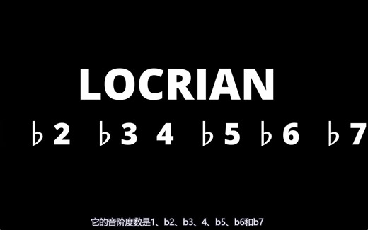 如何使用Locrian调式构建和弦与和弦进行