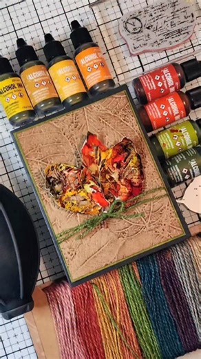 Grab your favorite fall colors 🍂🎨 and join @JoyOfKrafting as she shares an idea to create some fun fall leaves 🍁✨ using @tim_holtz #AlcoholInk. Supplies: Tim Holtz Alcohol Ink: -Yupo White Cardstock -Alcohol Ink: Sunshine Yellow, Butterscotch, Honeycomb, Sunset Orange, Red Pepper, Ember, Lettuce, Wilderness -Blending Solution -Ink Blower Tim Holtz Distress: -Archival Ink: Black Soot -Tim Holtz Distress Ink: Gathered Twigs Ranger Heat It Craft Tool Tim Holtz idea-ology Glass Studio Mat Tim Hol