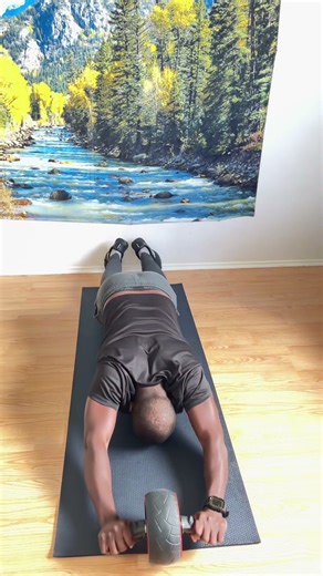 Ab wheel roller exercise #abs #homeworkout #fyp