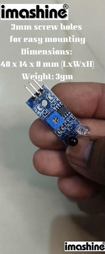IR Obstacle Sensor Module 🤖 Arduino Robot | 3.3V–5V Detection Sensor #Shorts