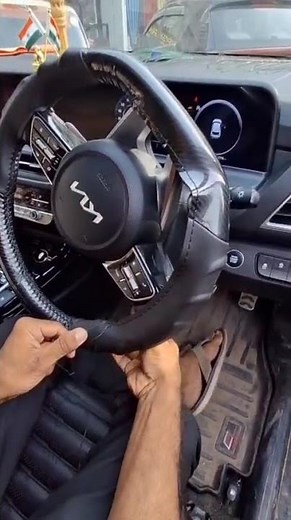 Car string rapping all car...#cardecor #scorpio #sudarshancardecore