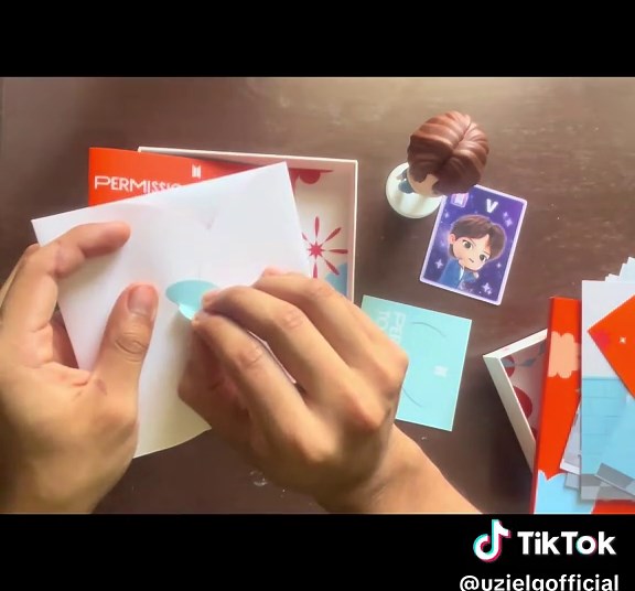 Unboxing a bts album #bts #kpop #permissiontodance #btsalbum
