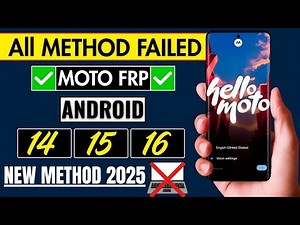 How To Bypass FRP Lock on Motorola Phone 2025 | Android 14/15/16 | No PC | 100% Working