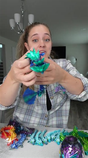 🐉✨ Hatch a little wonder — these 3D Printed Dragon Eggs open to reveal an articulated dragon fidget toy, perfect as Easter egg stuffers, mystery surprise gifts, or birthday party treats. Durable, tactile, and endlessly collectible—great for sensory play and imaginative adventures. 🛒Buy now👉：https://t.site/3L3KVxP | Shoplyhube