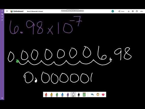 Convert from Scientific Notation to Standard Form #1