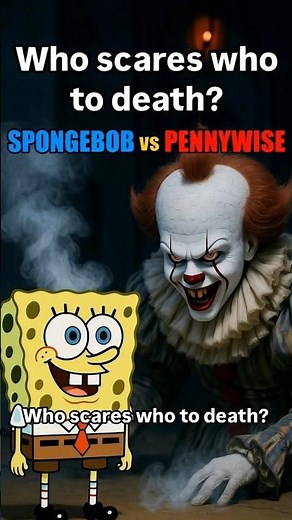 SpongeBob vs Pennywise: Who Scares Who to Death? 😂🤡 (Part 7)