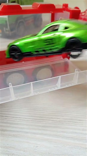 Toy Car ASMR 🚛 Trailer Moving on the Road | Relaxing Truck Sounds