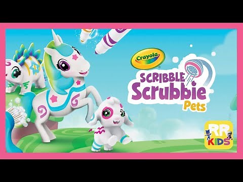Crayola Scribble Scrubbie Pets Color, wash & pet care games! - ⭐Best Learning Apps for Kids ❤