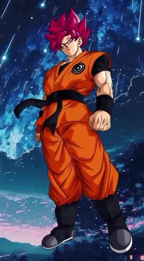 Dragon Ball super character five ssj God hair fusion
