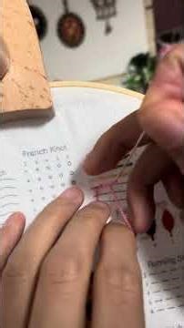 Stem stitch/outline stitch