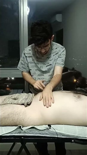 THE MOST RELAXING TECHNIQUES FOR CHEST, ARMS AND ABDOMEN #satisfying #relaxing #asmr #shorts