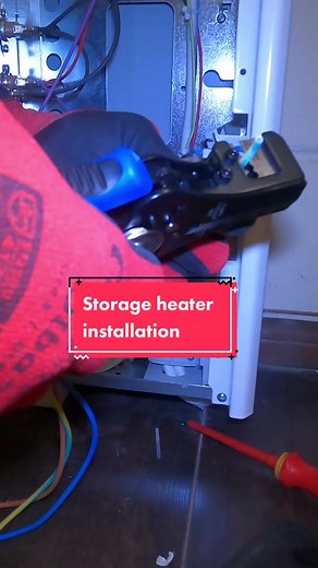 Storage heater connection