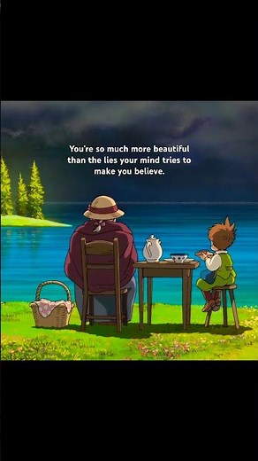 Even on your worst days, you are still worth everything.🤍🌱| Howls moving castle | Ghibli quotes.