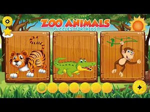 Puzzles for kids - Zoo animals