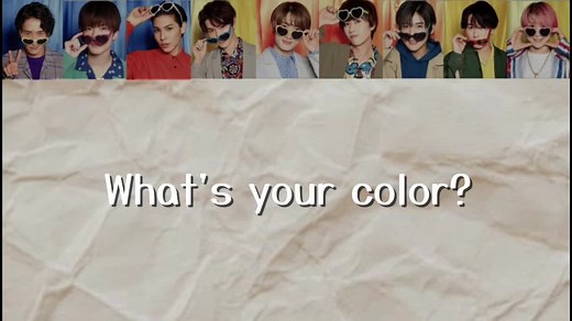What's Your Color? 歌詞動画 和訳 - Snow Man