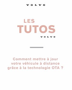 Mettez votre Volvo à jour en un instant grâce à la technologie OTA ('Over-The-Air'). Ne perdez plus de temps et profitez des toutes dernières fonctionnalités directement depuis votre véhicule. ​#LesTutosVolvo ​En savoir plus : https://volvoca.rs/43PFh5Q Pour les trajets courts, privilégiez la marche ou le vélo #SeDéplacerMoinsPolluer | Volvo Car France