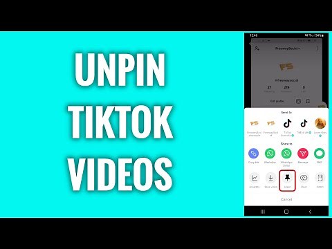 How To Unpin TikTok Videos