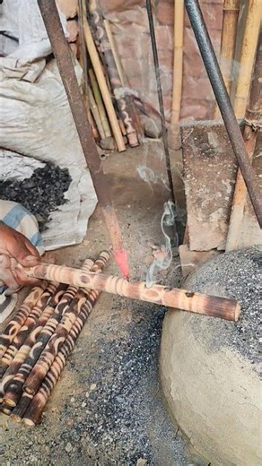 Handmade Bamboo Flute Making 🎶 | Traditional Banshi Craft