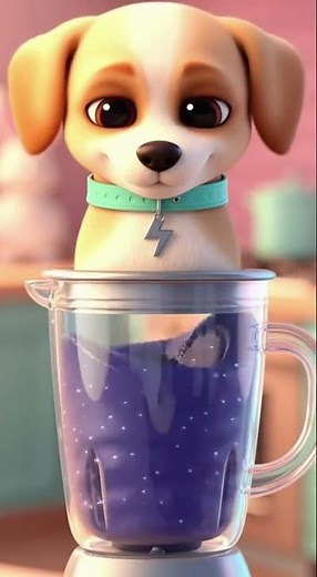The blender dog that mixes emotions 🐶🌀