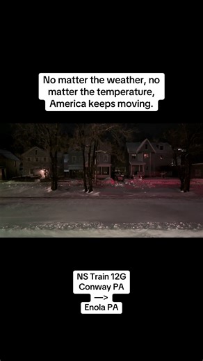Winter Train Adventure in Fresh Snow