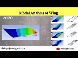 Modal analysis of 3D Wing