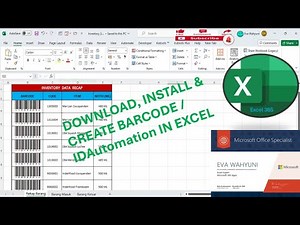 DOWNLOAD, INSTALL & CREATE BARCODE / IDAutomation IN EXCEL