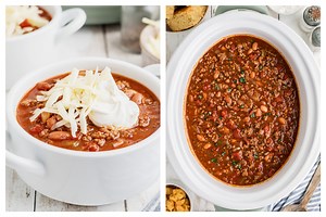 Slow Cooker Chili with Four Secret Ingredients - The Magical Slow Cooker