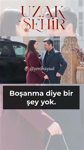 Boşanma diye bir şey yok | Uzak Şehir 57. Bölüm #uzakşehir #turkishseries #shorts