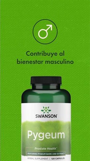 🌿 Pygeum: tradición herbal para tu bienestar masculino.