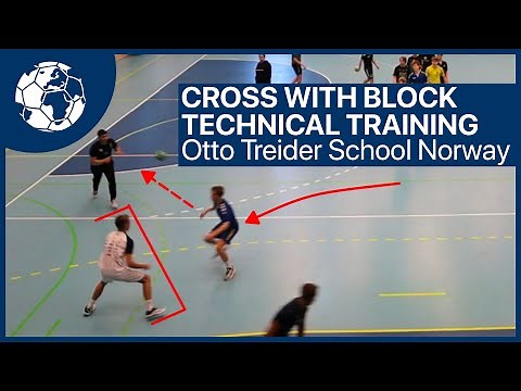 Cross with Screen - Technique Training - Handballtraining Norway Braarud | Handball inspires