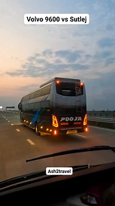 VRL Volvo 9600 Overtaking Pooja Bus on Samruddhi Mahamarg #bus #buschase #samruddhimahamargexpressway #ash2travel #youtube #reel | Ash2travel YouTube