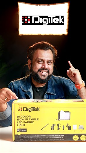 iMDY Pro on Instagram: "Bring your vision to light with the Digitek DFFL 4060 This 150W bi-color flexible fabric LED light is built for creators who demand both power and precision. With a color range from 2700K–6500K±200K and a super high RA 95+, you’ll capture true-to-life tones in every frame. The 384 high-efficiency LEDs deliver up to 13,500 Lux of brightness with a wide 120° beam angle—perfect for everything from cinematic shoots to pro-level content creation. Need flexibility? Its foldable
