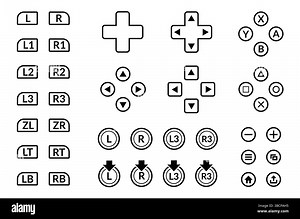 Directional signs line art Black and White Stock Photos & Images - Alamy