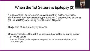 Management of the First Seizure: A Practical Clinical Guide