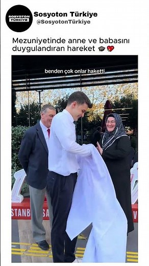 Mezuniyet Anında Yürekleri Isıtan Jest 🎓✨