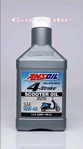 AMSOIL Scooter 10W40 4T 100% Synthetic | 1Quart | ASOQT || carwahe