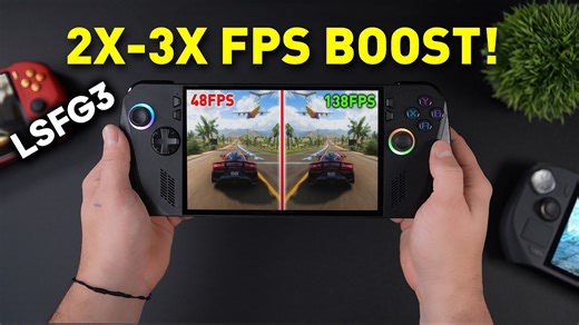 Lossless Scaling 3 shown to deliver up to 3x FPS boost on last-gen gaming handheld with workable frame latency