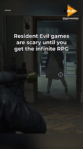 Resident Evil games are scary until you get the infinite RPG
