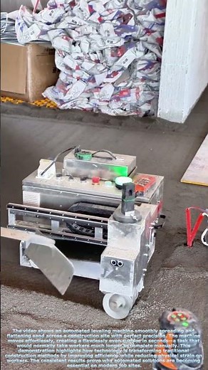 Construction Revolution: How Auto-Leveling Machines Replace Manual Labor