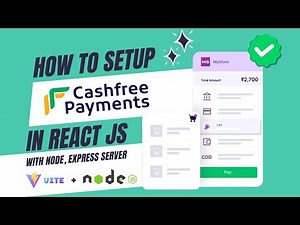 Cashfree Payment Gateway Integration in React JS & Node.js | Step by Step Tutorial