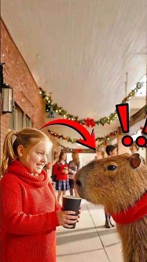 Emma’s Christmas Sabotage Fails — Cappy Wins the Singing Contest #capybara